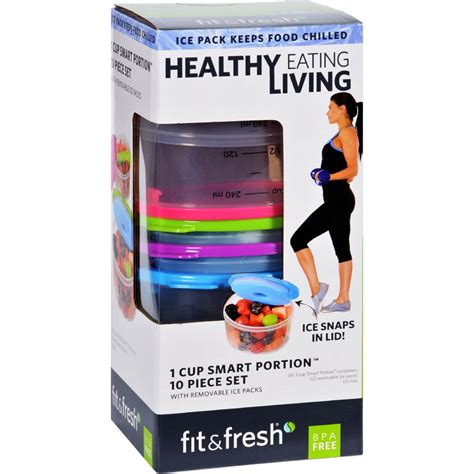 Fit And Fresh Containers Healthy Living Smart Portion 1 Cup Size
