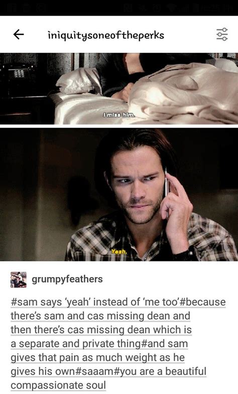 This Was The Moment I Realized Dean And Cas Had Probably Been In A Relationship This Whole Time