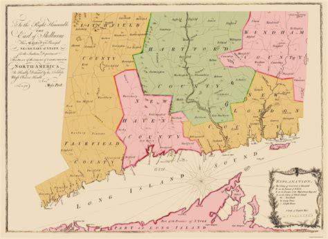 Map Of Colonial Connecticut Draw A Topographic Map