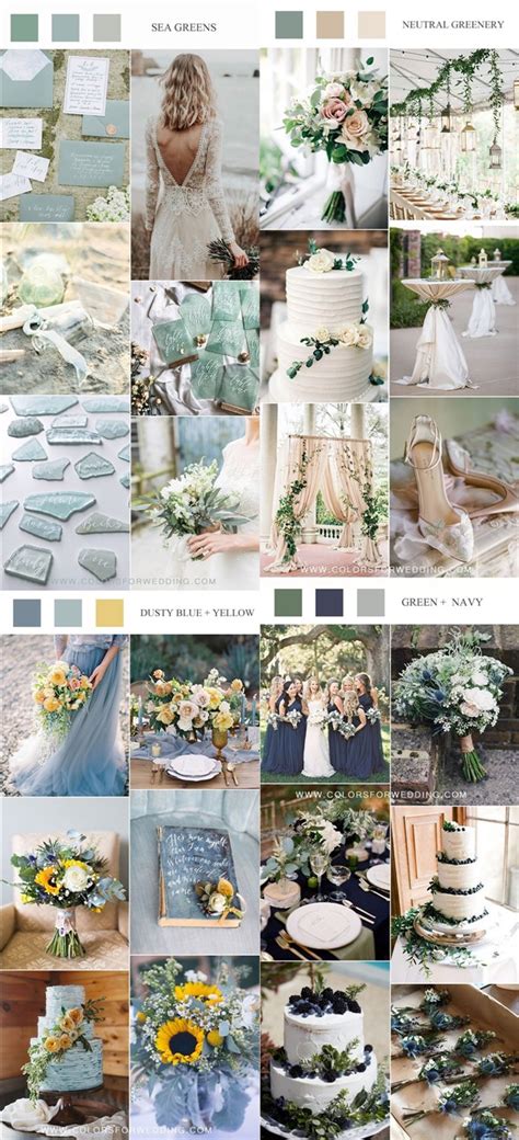 Spring Garden Wedding Colors 9 Ethereal Wedding Palettes For Spring