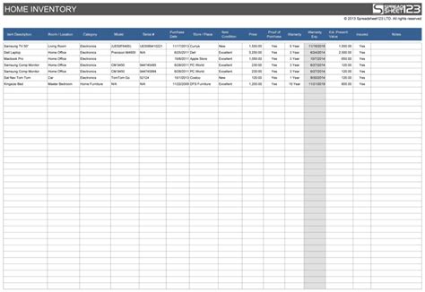 5 Excel Inventory Templates Excel Xlts