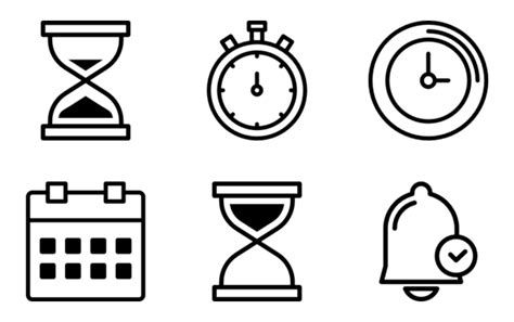 Time And Date Icons Icon Pack 20 Svg Icons