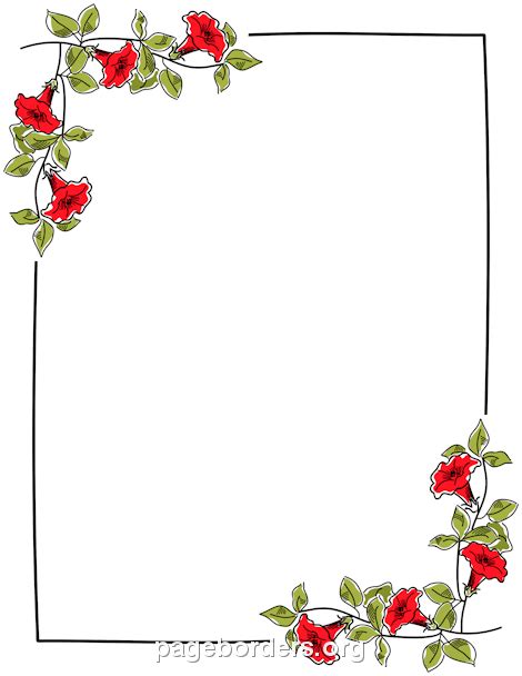 See more ideas about word doc, templates, words. free flower borders for word document - Clipground