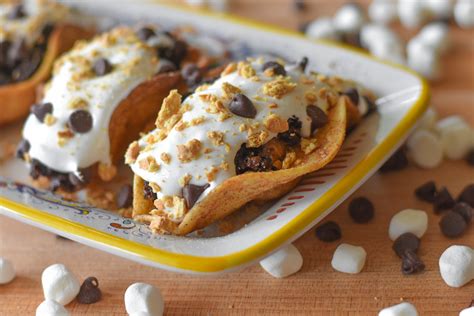 Smores Tacos Recipe Slow Cooker Dessert Savorparadise