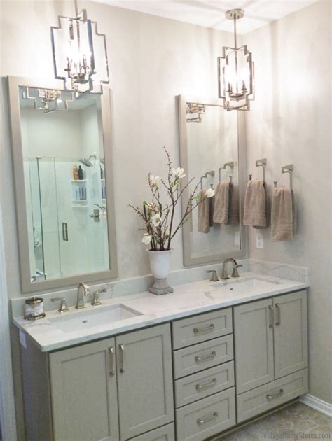 Bathroom light fixtures come in a few main styles, including vanity lights, bath sconces, and bathroom ceiling lights.within these categories, you'll find a wide range of interesting design textures, shapes, and color combinations. Before and After Archives - Village Home Stores Blog