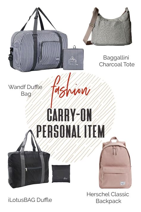 What Exactly Is A Carry On Personal Item Luggage Travel Accessories