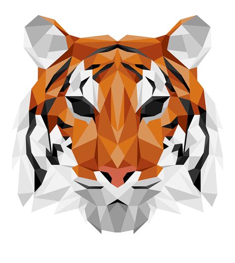 Geometric Tiger On Behance
