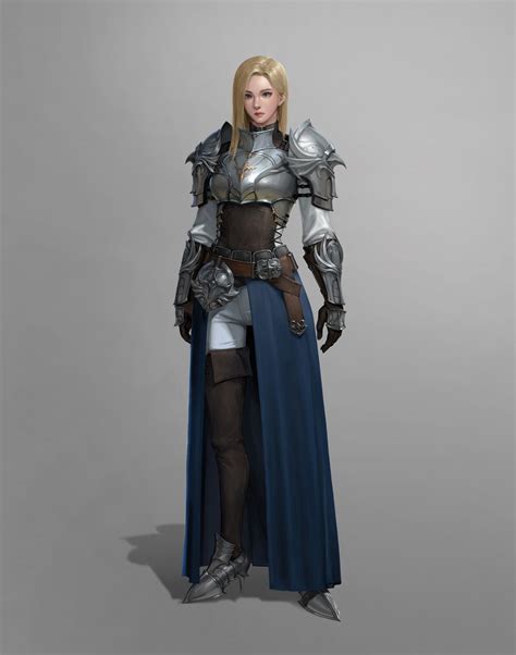 Armor Practice Ye Lim Chae Female Armor Female Character Design