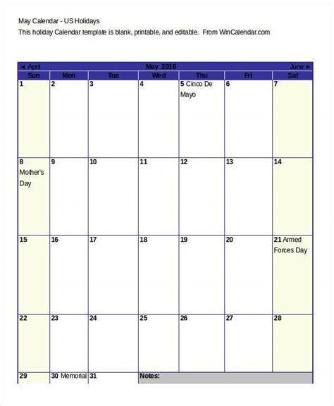 There are 12 calendar styles below to choose from divided into sections for adobe pdf and microsoft excel formats. 8+ Blank Printable Calendar Templates | Free & Premium ...