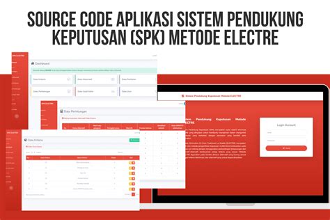 Source Code Aplikasi Sistem Pendukung Keputusan Spk Metode Electre