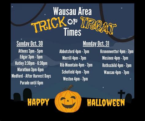 🎃 Trick Or Treating Schedule Jessica Hass Nmls 680339 Facebook