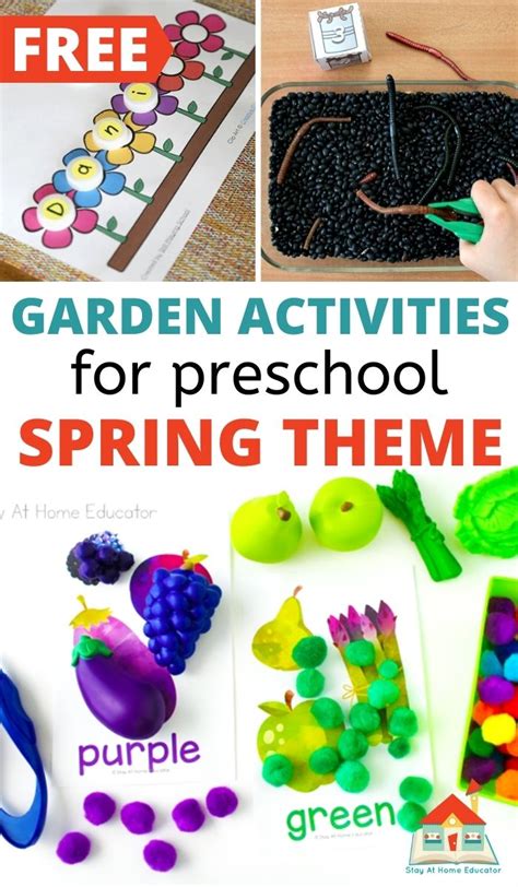 Top 7 Easy Garden Theme Preschool Activities