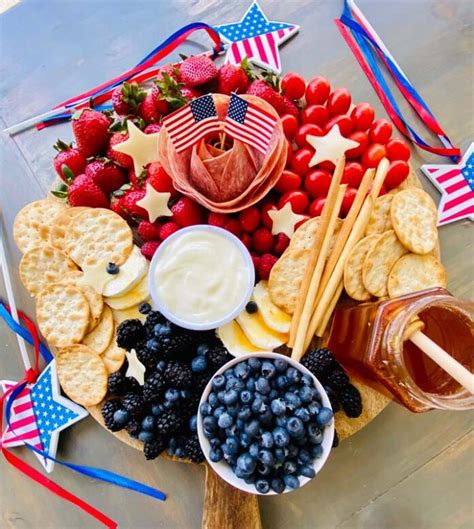 Charcuterie Boards Celebrate The Fourth Of July With Red White And Blue