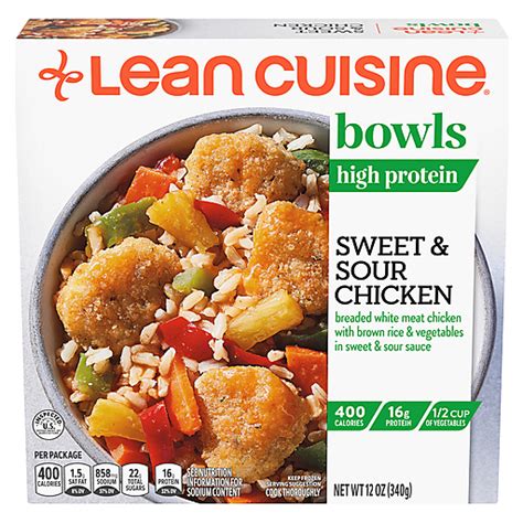 Lean Cuisine Bowls High Protein Sweet And Sour Chicken 12 Oz Box Meals