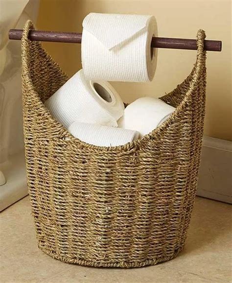 12 Clever And Creative Toilet Paper Holder Ideas 2020 11 ~