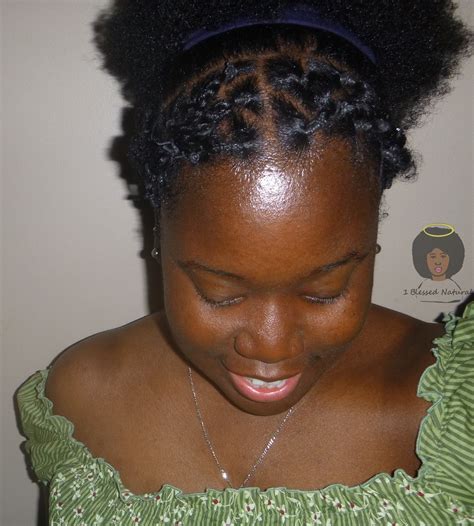Maybe you would like to learn more about one of these? Natural Hairstyle: Connected Rubber Band Twists with Puff