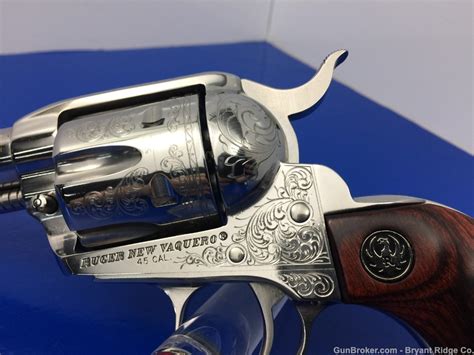 Ruger Vaquero Deluxe Talo Original Factory Engraved Bright Stainless