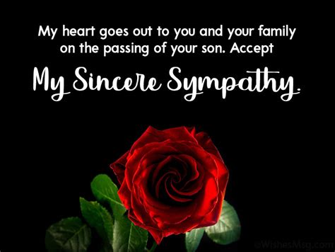 Sympathy Messages For Loss Of Son Wishesmsg