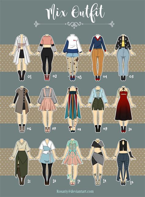 Open Casual Outfit Adopts By Rosariy Fashion Design