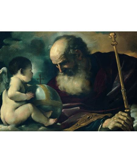 Bóg Ojciec I Anioł Barbieri Giovanni Francesco 1620 Reprodukcja