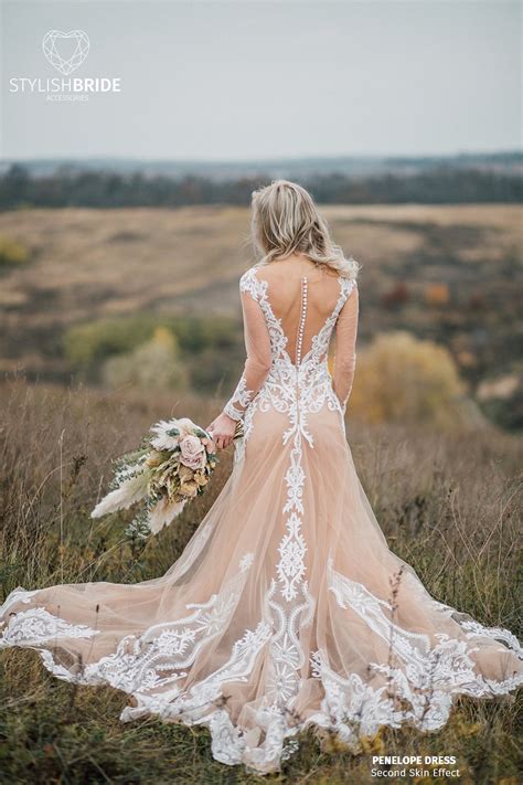 20 Chic And Sheer Wedding Dresses From Etsy Southbound Bride