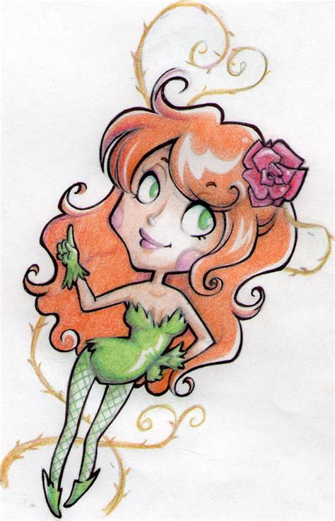 Poison Ivy Cartoon by Soiele on DeviantArt