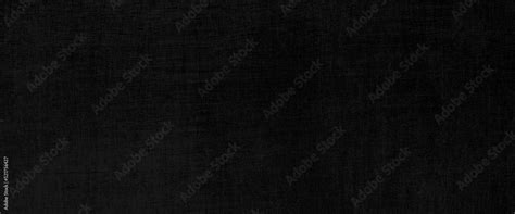 Black Texture Of Natural Fabric Dark Linen Sackcloth As Background
