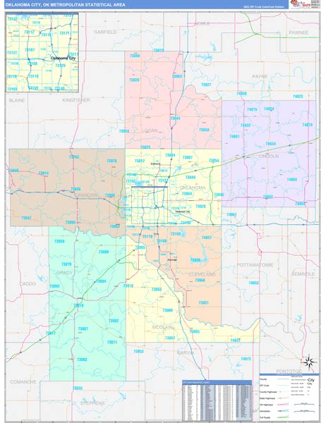 Maps Of Oklahoma City Metro Area Oklahoma