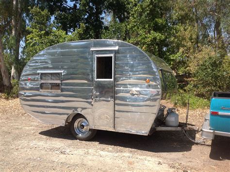 1950s Henslee Lodgette Trailer Tiny Trailers Vintage Campers Trailers
