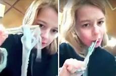 girl octopus eating live viral eats after blonde massive star
