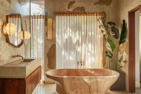 32 Bathrooms Navigate The Waters Of Japandi And Maximalist Design
