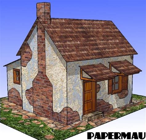 Papermau Minas Gerais House Paper Model By Papermau Download Now