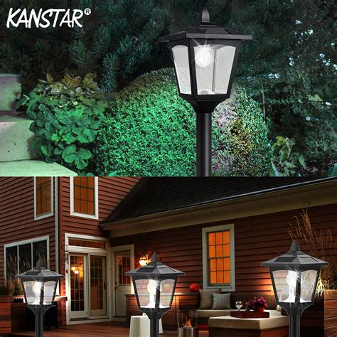 Kanstar 70 Led Adjustable Solar Powered Vintage Street Lamp Post