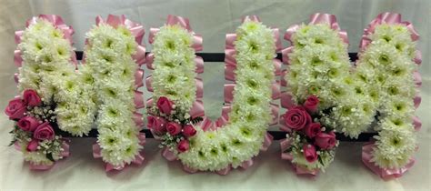Buy artificial funeral flowers and get the best deals at the lowest prices on ebay! MUM Flower Letter Tribute | Mums flowers, Flower letters ...