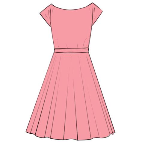 How To Draw A Dress Easy Drawing Art