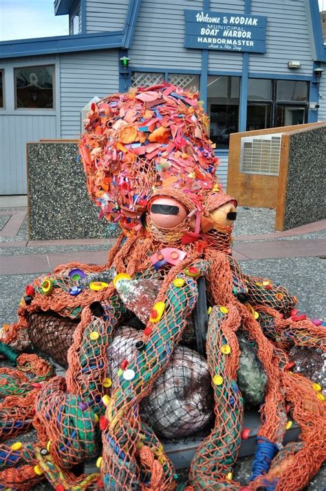 Ocean Trash Art Upcycling Trash Art Recycle Sculpture Waste Art