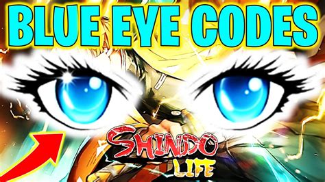 ⭐shindo Life Blue Eyes Custom Eye Codes⭐ Youtube