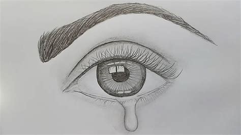 Cry Eys Drawing Shazzad68 Cool Eye Drawings Easy Eye