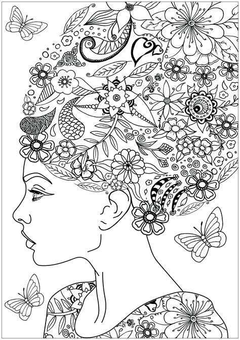 Woman - Coloring Pages for Adults