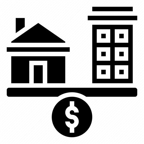 Affordable Bank Housing Income Residence Icon Download On Iconfinder