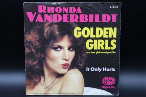 Rhonda Vanderbildt Golden Girls It Only Hurts Vinyl Ebay