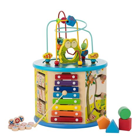 Baby Activity Cube Multi Assembly Busy Play Center Toys 7 In 1 For Kids