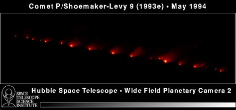 Our Wacky Universe Comet Shoemaker Levy 9