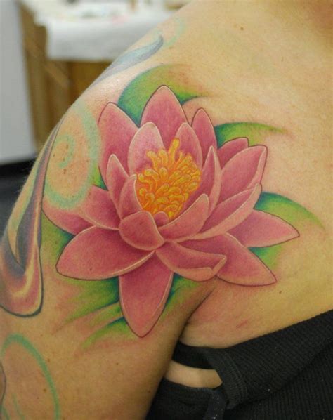 21 Best Water Lily Tattoo Designs For Women Images On