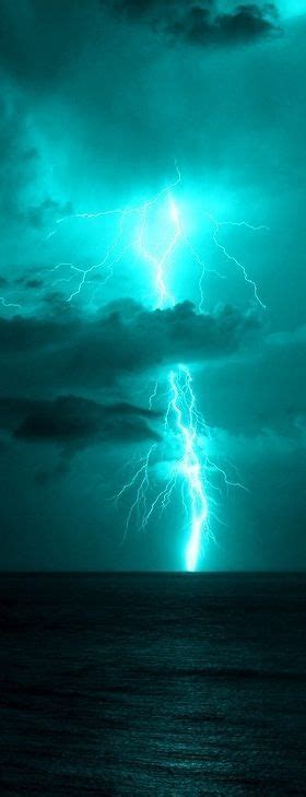 Blue Lightning Stormy Skies Pinterest