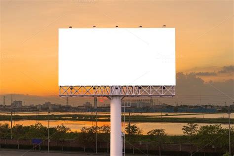 Blank Billboard For Advertisement Poster Template Billboard Advertising