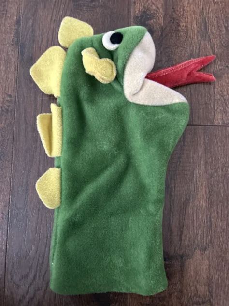 Baby Einstein Bard Dragon Lizard Hand Puppet Green Plush Toy Kids Ii