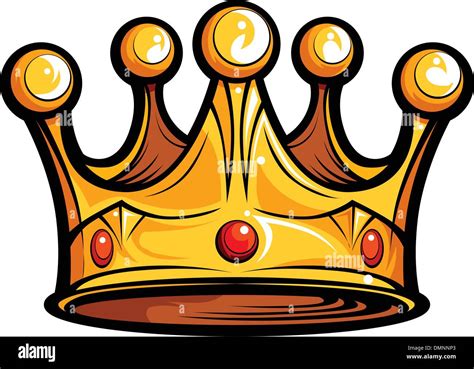 Royalty Or Kings Crown Cartoon Vector Image Stock Vector Image And Art