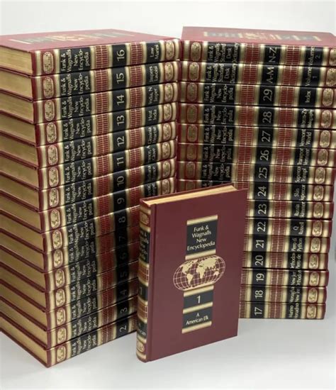Funk And Wagnalls New Encyclopedia Complete Set Volumes 1 29 Complete