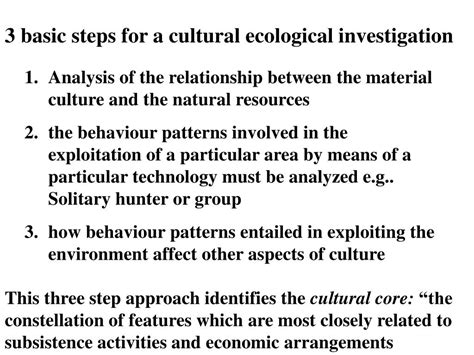 Ppt Neo Evolutionism And Cultural Ecology Powerpoint Presentation